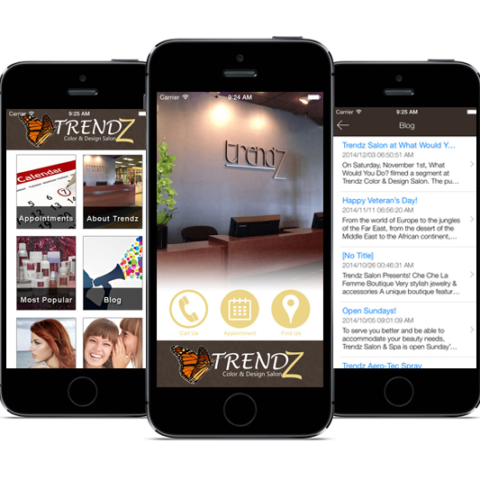 Trendz Salon Mobile App