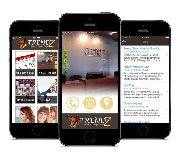 Trendz Salon Mobile App